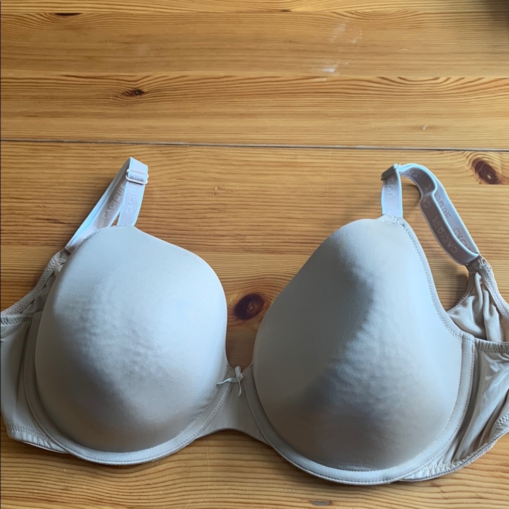 Cacique Cream Full Coverage Bra with Underwire